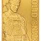 Metal Gear Solid 2 Lingote Snake 24k Gold Plated Limited Edition