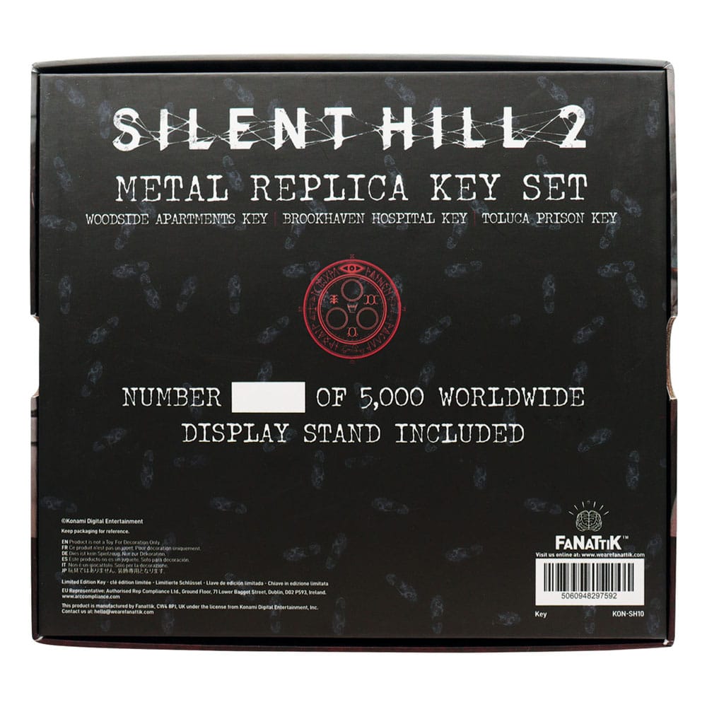 Silent Hill 2 set de 3 Réplicas Keys - Z POP Toys