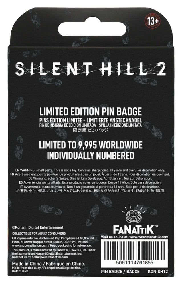 Silent Hill Chapa Welcome to Silent Hill Limited Edition