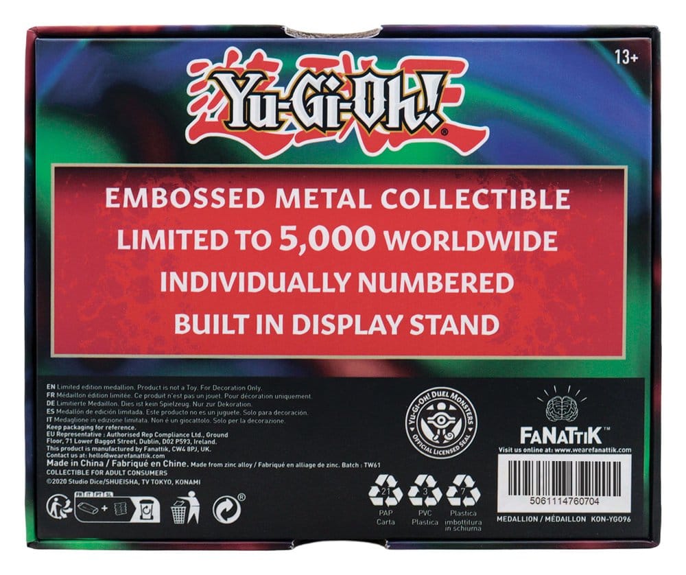 Yu-Gi-Oh! Medallón Exodia Head Limited Edition