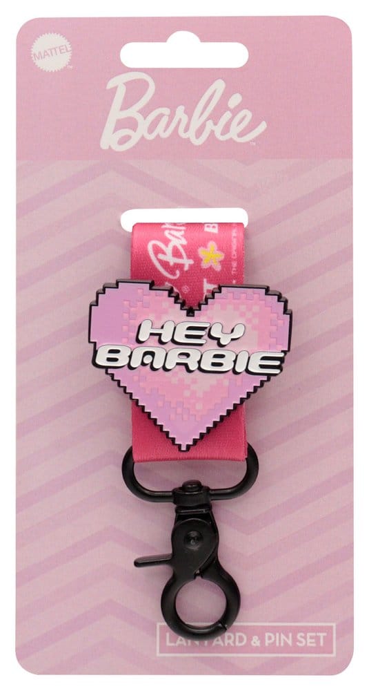 Barbie Llavero & Chapa Set