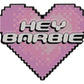 Barbie Llavero & Chapa Set