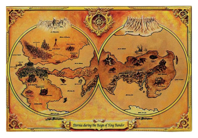 Masters of the Universe Réplica Metal Map of Eternia Limited Edition 10 x 15 cm