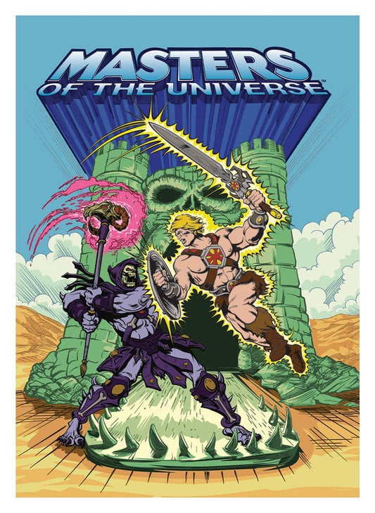 Masters of the Universe Litografia He-Man & Skeletor Limited Edition 42 x 30 cm