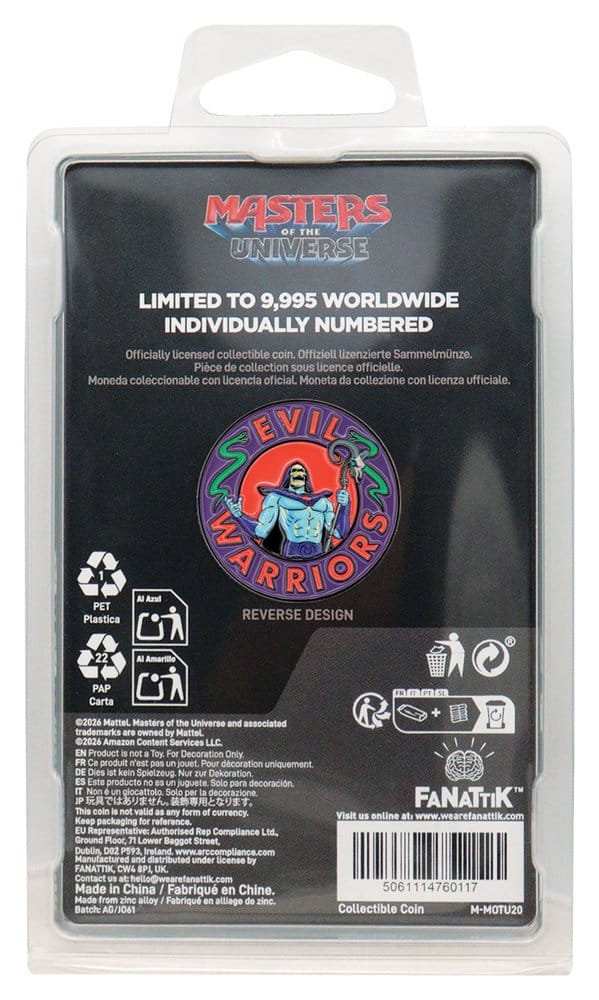 Masters of the Universe 2026 Moneda He-Man & Skeletor Limited Edition