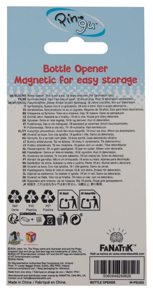 Pingu Abrebotellas Magnetic