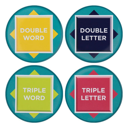 Scrabble Pack de 4 Posavasos