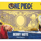 One Piece Réplica Billete de metal de 10.000 World Berry 6 x 15 cm
