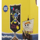 One Piece Réplica Estandarte de metal de los Piratas del Sombrero de Paja 11 x 6 cm