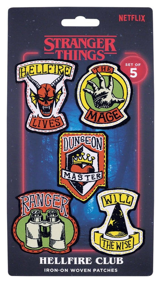 Stranger Things Parches de Tela 5-Pack
