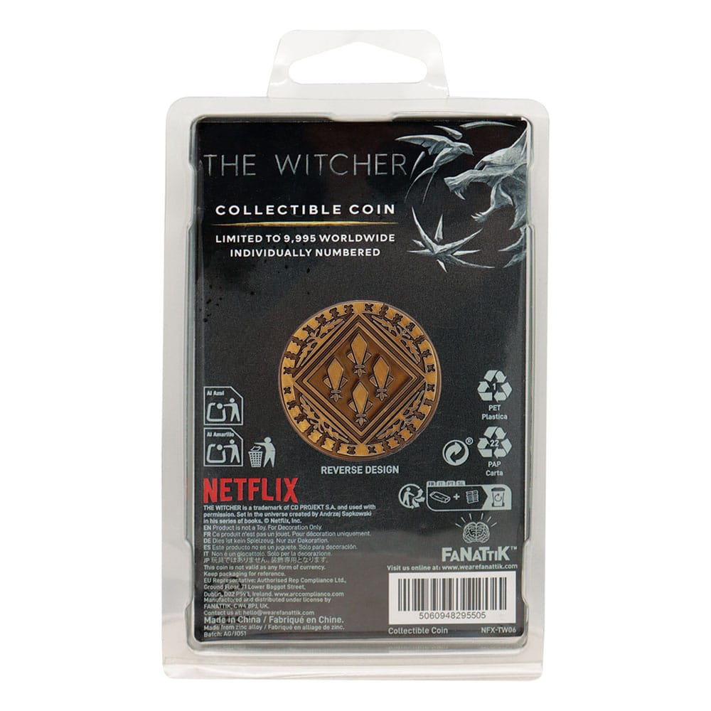 The Witcher Moneda Raiden Toss a Coin to Your Witcher Limited Edition