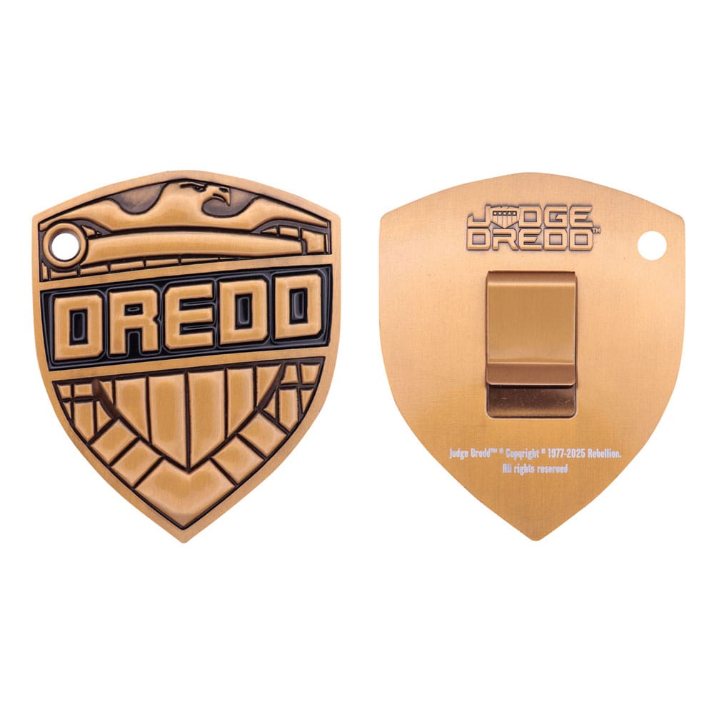 2000 AD Réplica Judge Dredd Badge Limited Edition