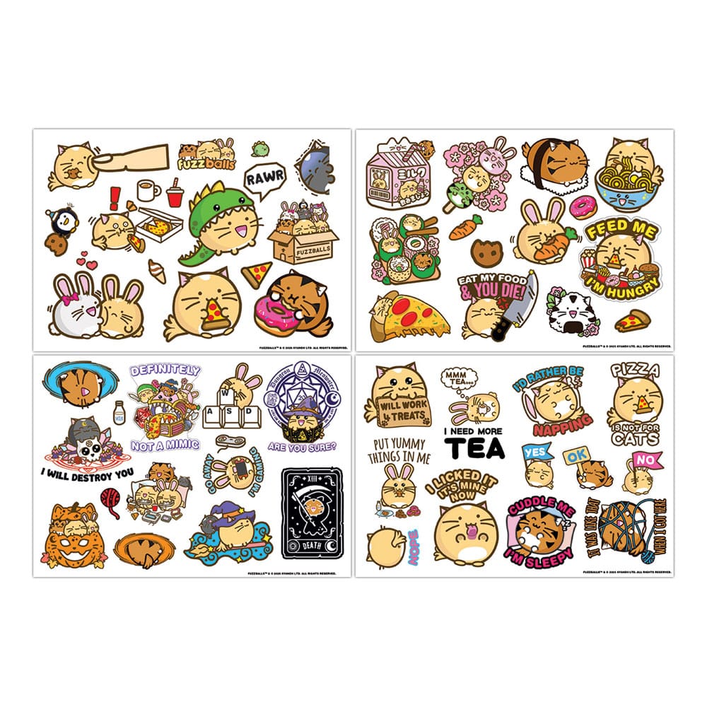 Fuzzballs Pegatina Tech - Z POP Toys