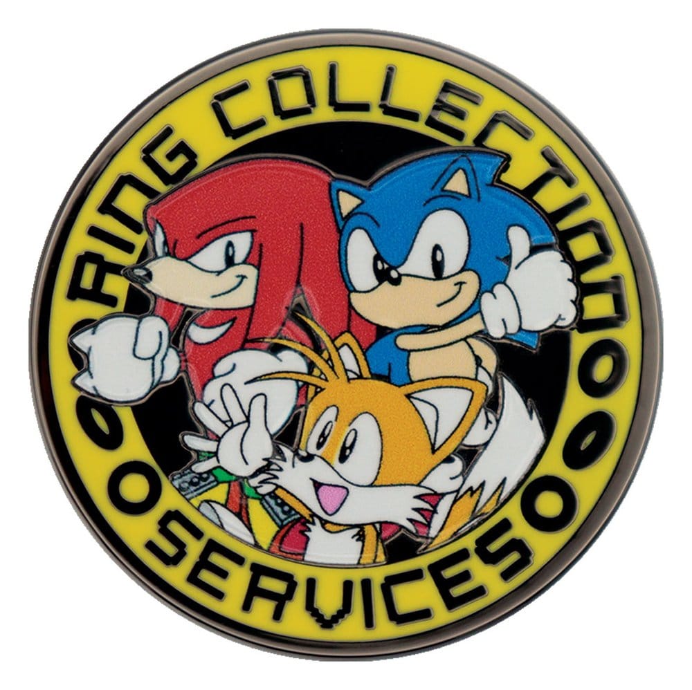 Sonic - The Hedgehog Chapa Sonic, Tails, Knuckles Limited Edition