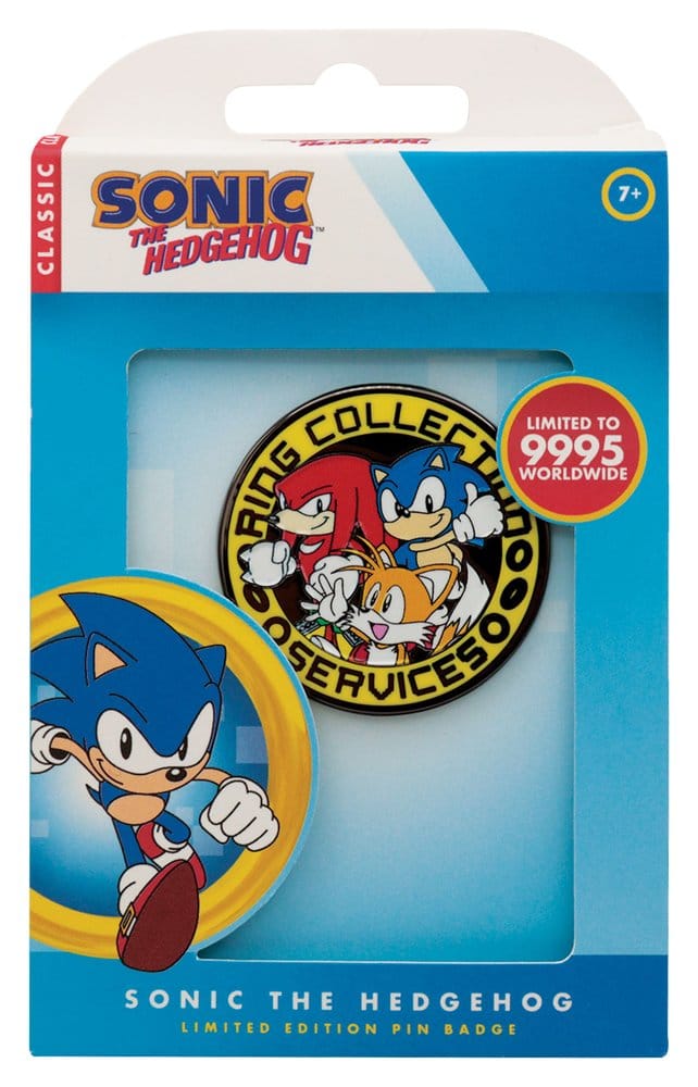 Sonic - The Hedgehog Chapa Sonic, Tails, Knuckles Limited Edition