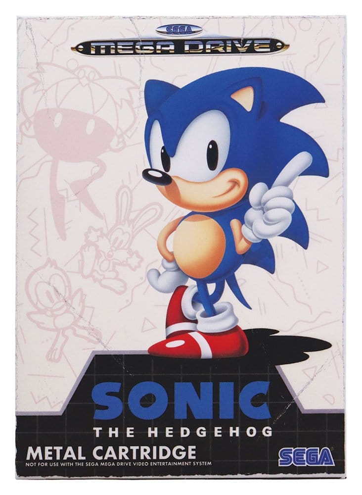 Sonic the Hedgehog Réplica Game Cartridge Limited Edition 11 x 7 x 1 cm