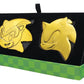Sonic the Hedgehog Juego de Medallones 35th Anniversary Then & Now Limited Edition