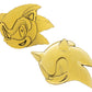 Sonic the Hedgehog Juego de Medallones 35th Anniversary Then & Now Limited Edition
