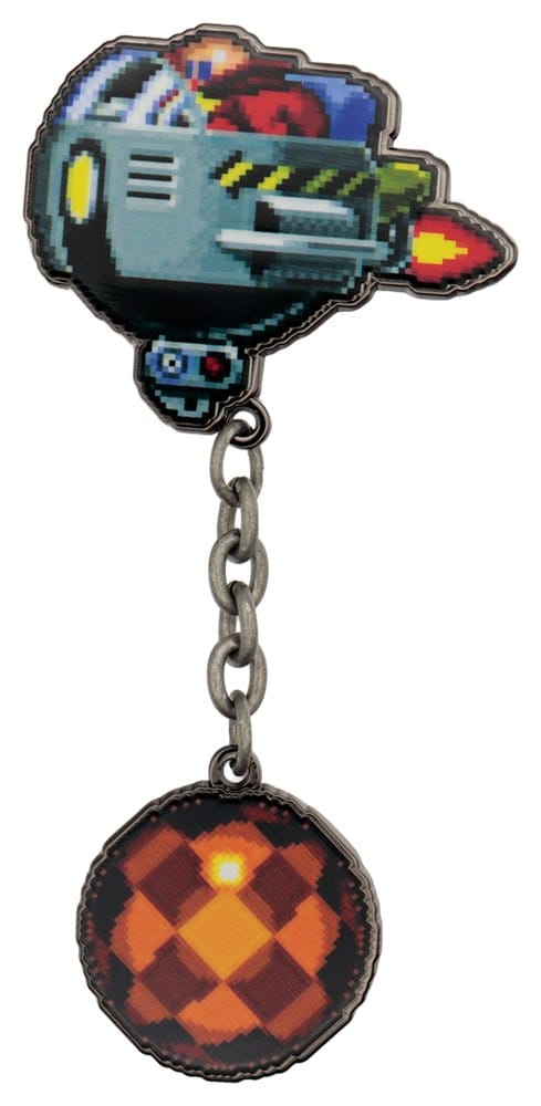 Sonic - The Hedgehog Chapa Dr. Eggman Egg Mobile Chained
