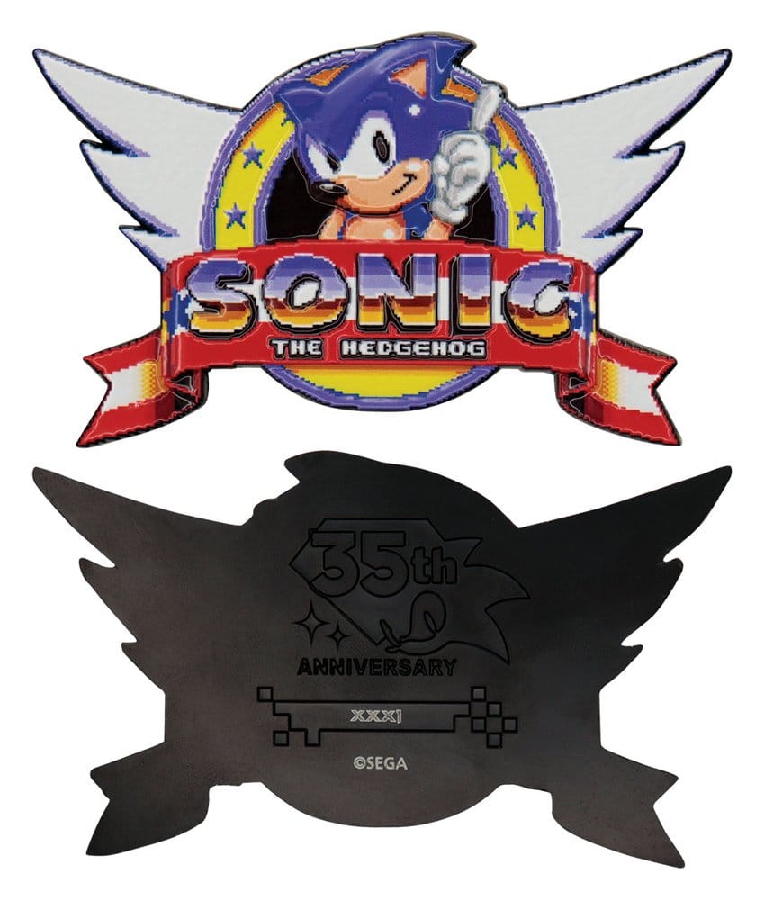 Sonic The Hedgehog Moneda Original Logo