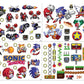 Sonic - The Hedgehog Pegatina Tech