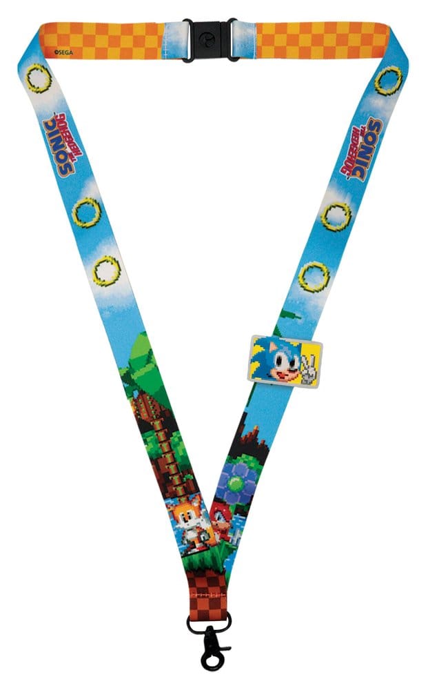 Sonic The Hedgehog Llavero & Chapa Set