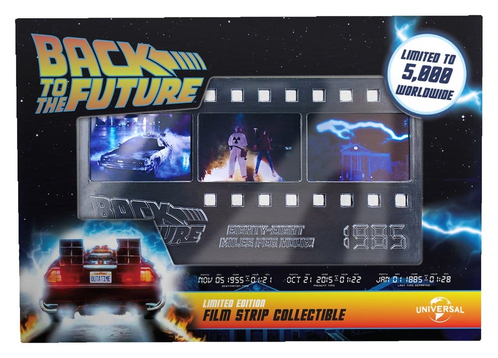 Regreso al Futuro Lingote Tira de película de metal coleccionable Edición Limitada