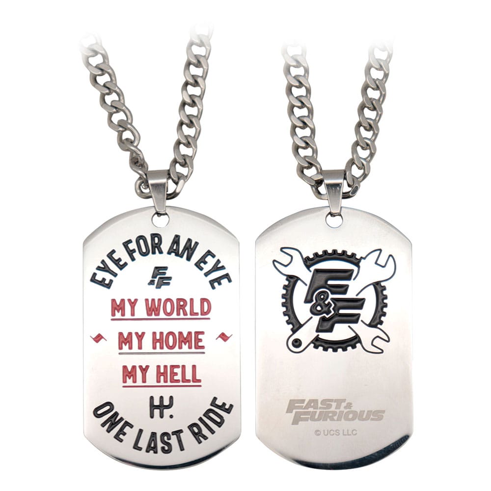 A Todo Gas Chapas de Identificación con Collar