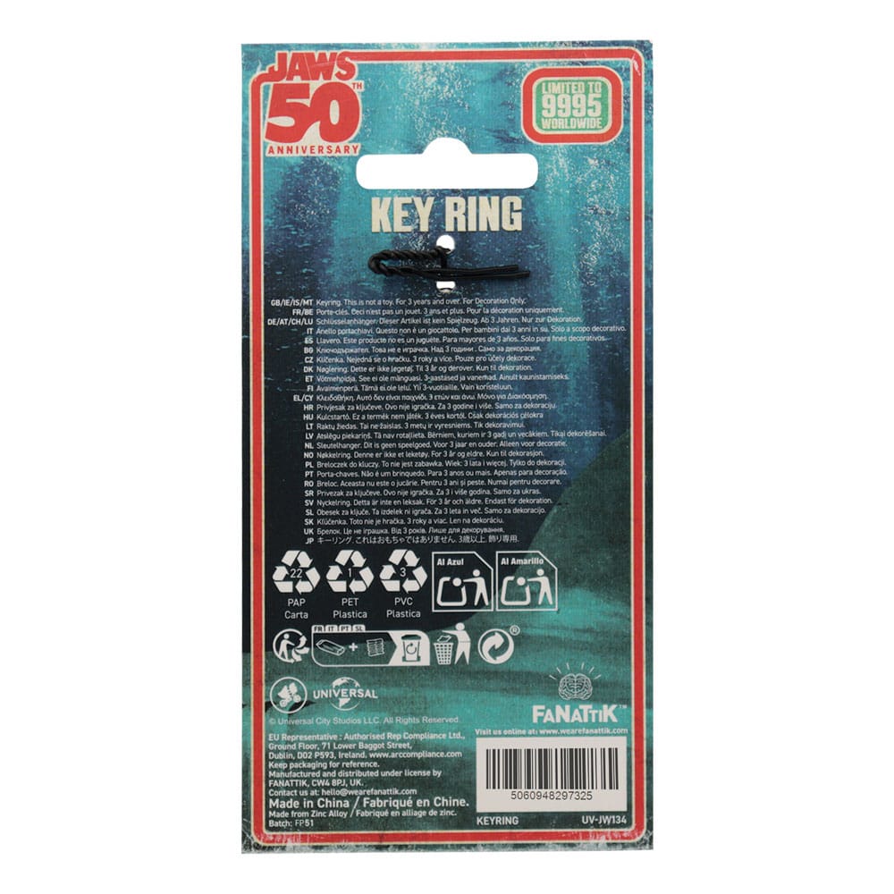Jaws Llavero 50th Anniversary Regatta Boat Tour Limited Edition