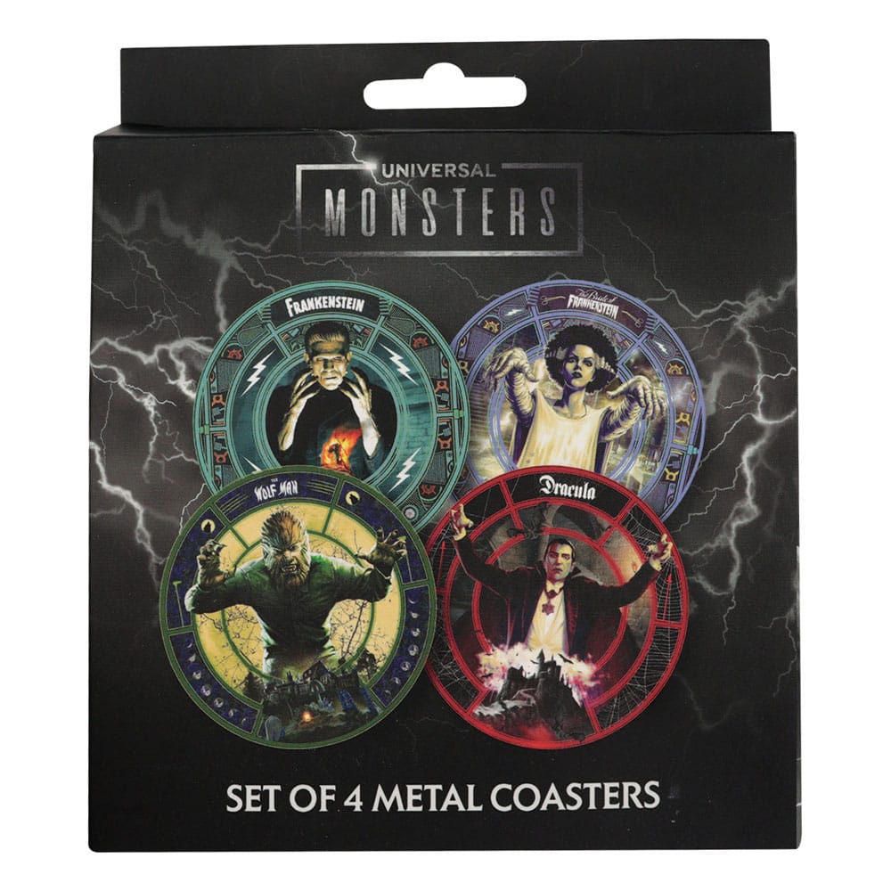 Universal Monsters Pack de 4 Posavasos - Z POP Toys