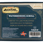 Avatar: la leyenda de Aang Réplica Waterbending Scroll