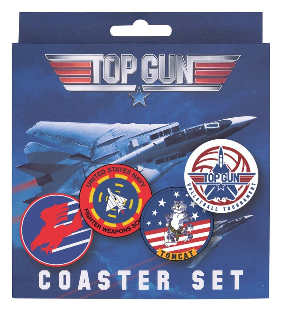 Top Gun Pack de 4 Posavasos