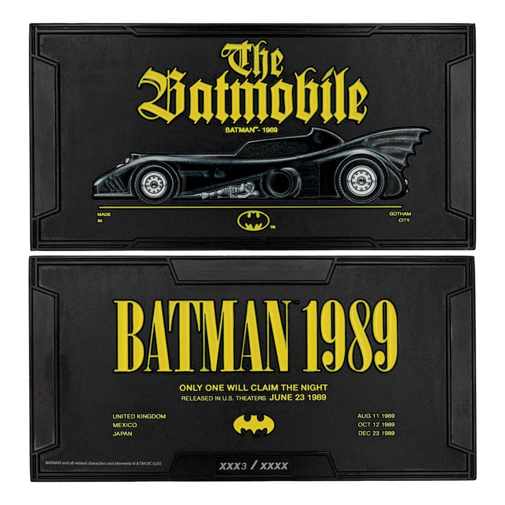 DC Comics Lingote Batman Batmobile XL Limited Edition