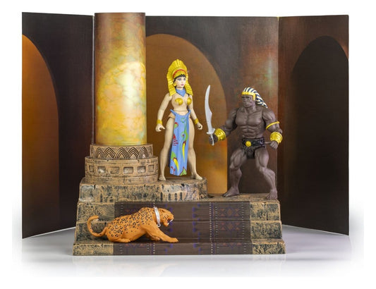 The Savage World of Frazetta Set de Figuras Egyptian Queen & The Guard (Museum Edition) 14 cm