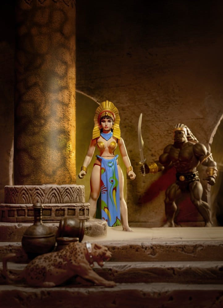 The Savage World of Frazetta Set de Figuras Egyptian Queen & The Guard (Museum Edition) 14 cm