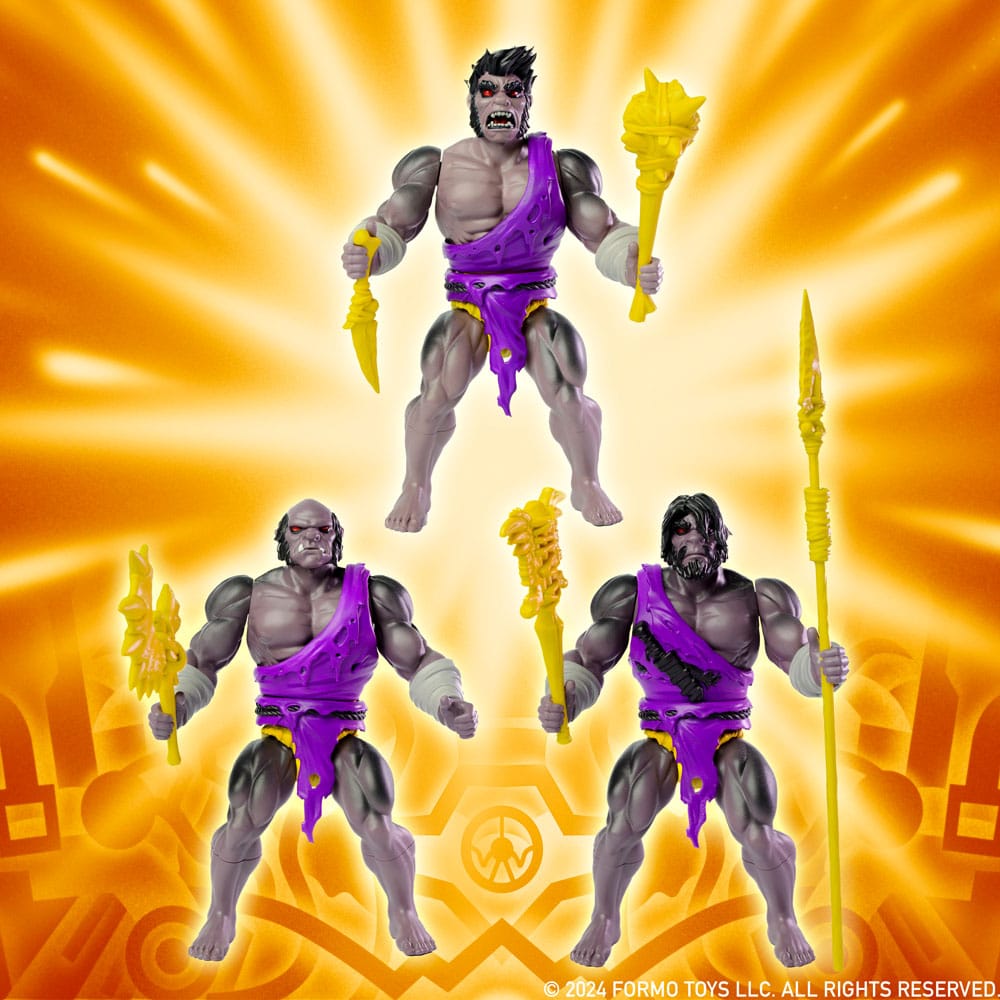 Legends of Dragonore Wave 2: Dragon Hunt Pack de 3 Figuras Brukteror Cave Men 14 cm
