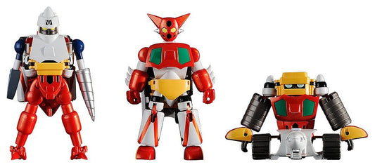 Getter Robo Set de 3 Figuras Dynamic Change Getter Robo 12 cm