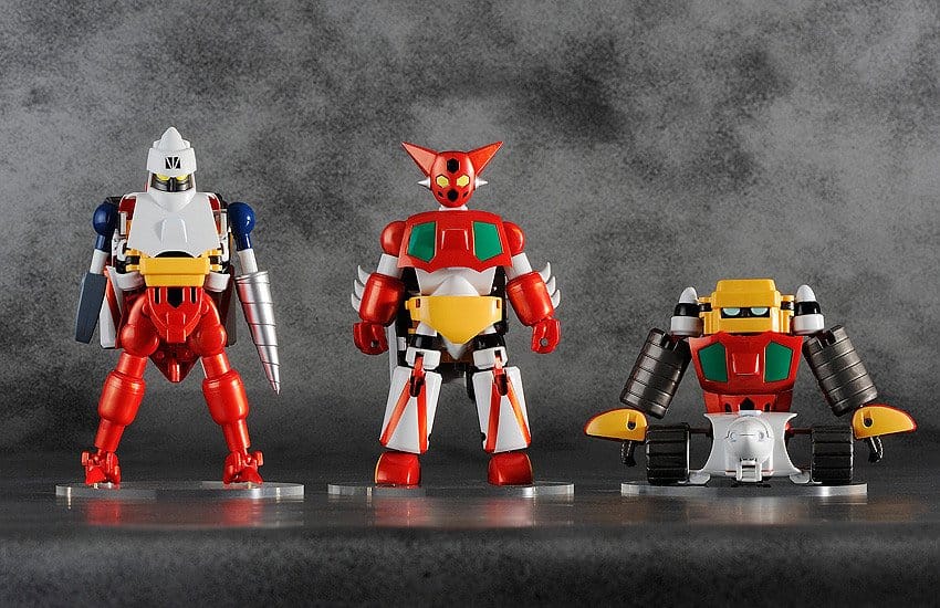 Getter Robo Set de 3 Figuras Dynamic Change Getter Robo 12 cm