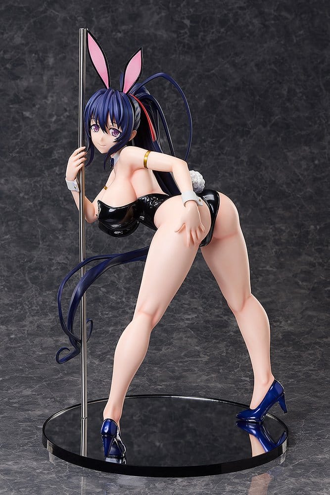 High School DxD HERO Figura PVC 1/4 Akeno Himejima: Bare Leg Bunny Ver. 2nd 41 cm