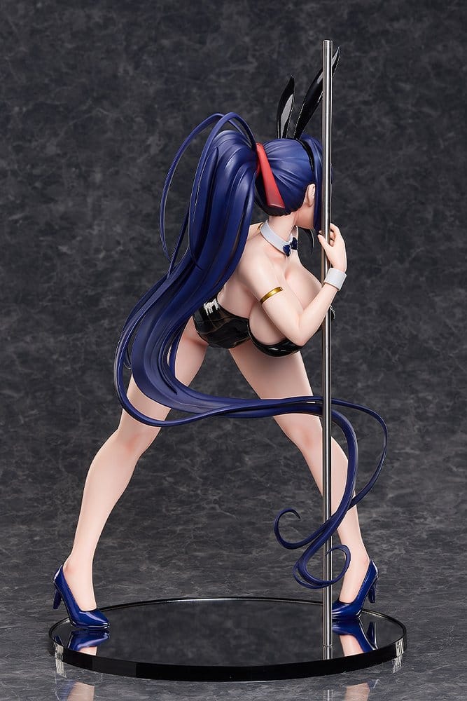 High School DxD HERO Figura PVC 1/4 Akeno Himejima: Bare Leg Bunny Ver. 2nd 41 cm