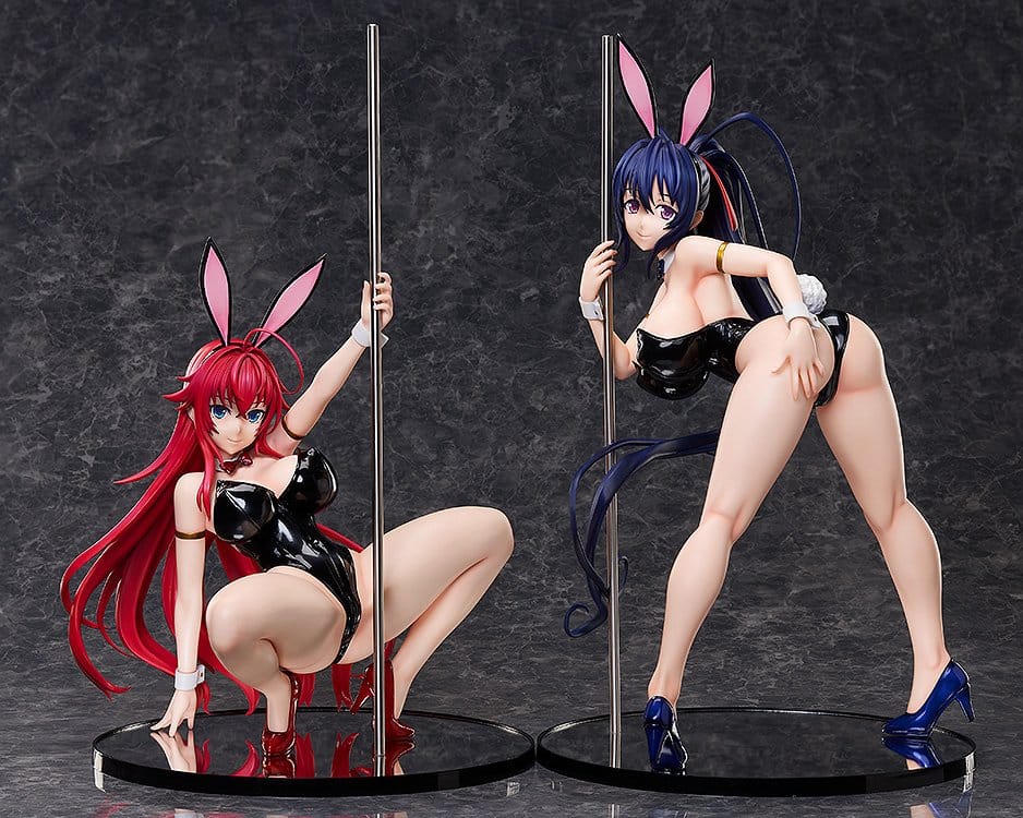 High School DxD HERO Figura PVC 1/4 Akeno Himejima: Bare Leg Bunny Ver. 2nd 41 cm