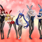 Fairy Tail Figura PVC 1/4 Mirajane Strauss Bunny Ver. 47 cm