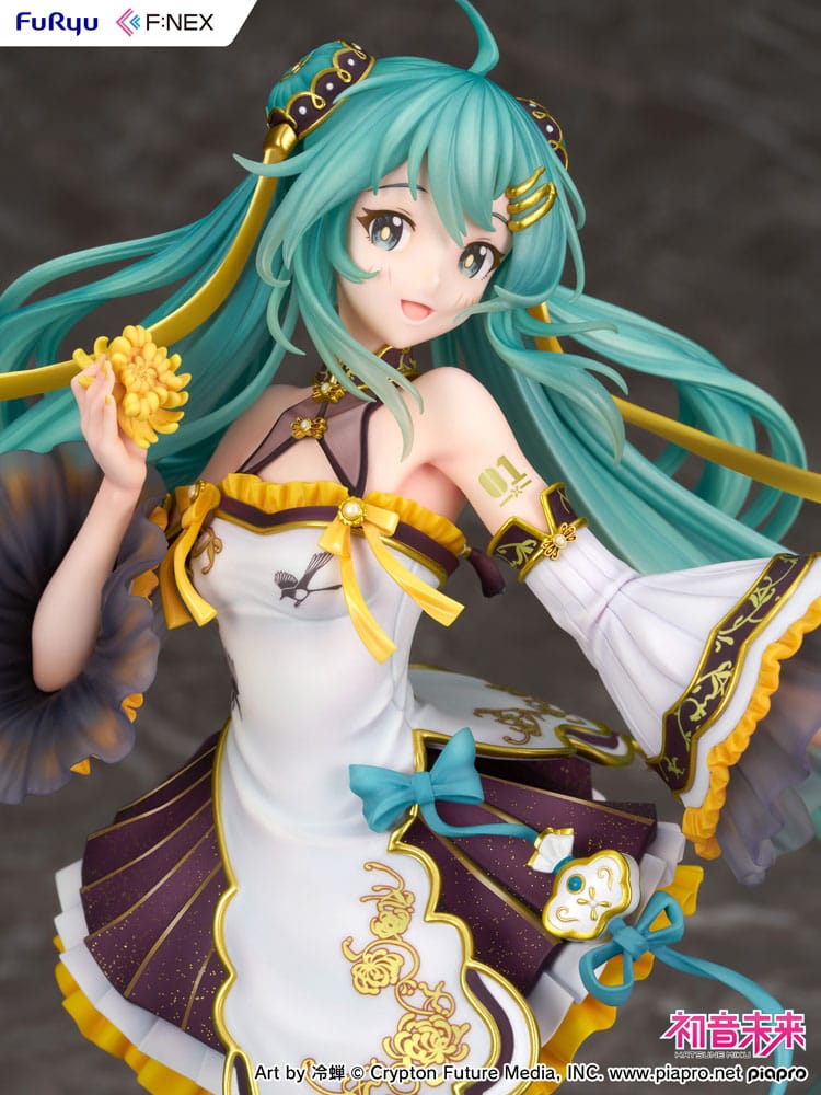 Hatsune Miku F:NEX estatua PVC 1/7 Hatsune Miku Mid-Autumn Festival Ver. 27 cm