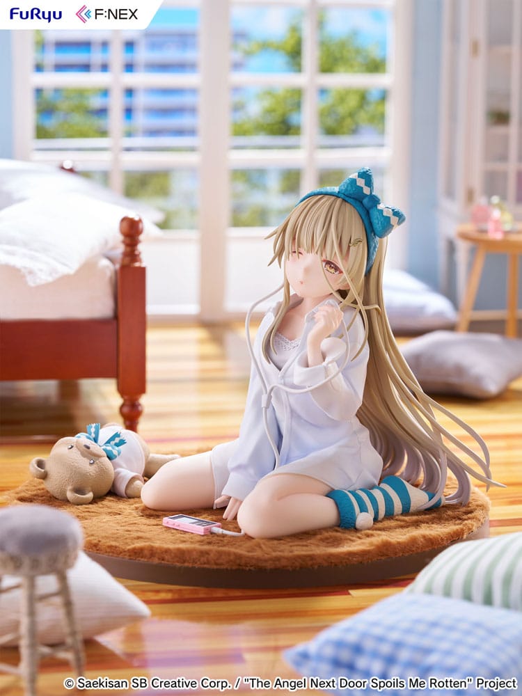 The Angel Next Door Spoils Me Rotten F:Nex Estatua PVC 1/7 Mahiru Shiina Relax Ver. 14 cm - Z POP Toys