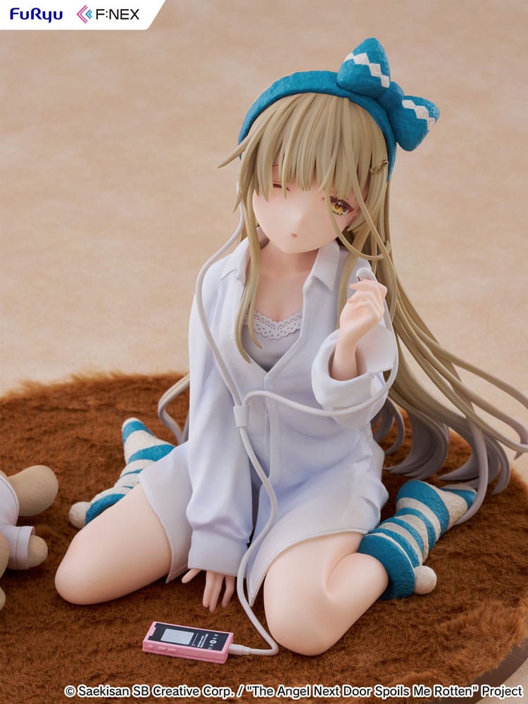 The Angel Next Door Spoils Me Rotten F:Nex Estatua PVC 1/7 Mahiru Shiina Relax Ver. 14 cm - Z POP Toys
