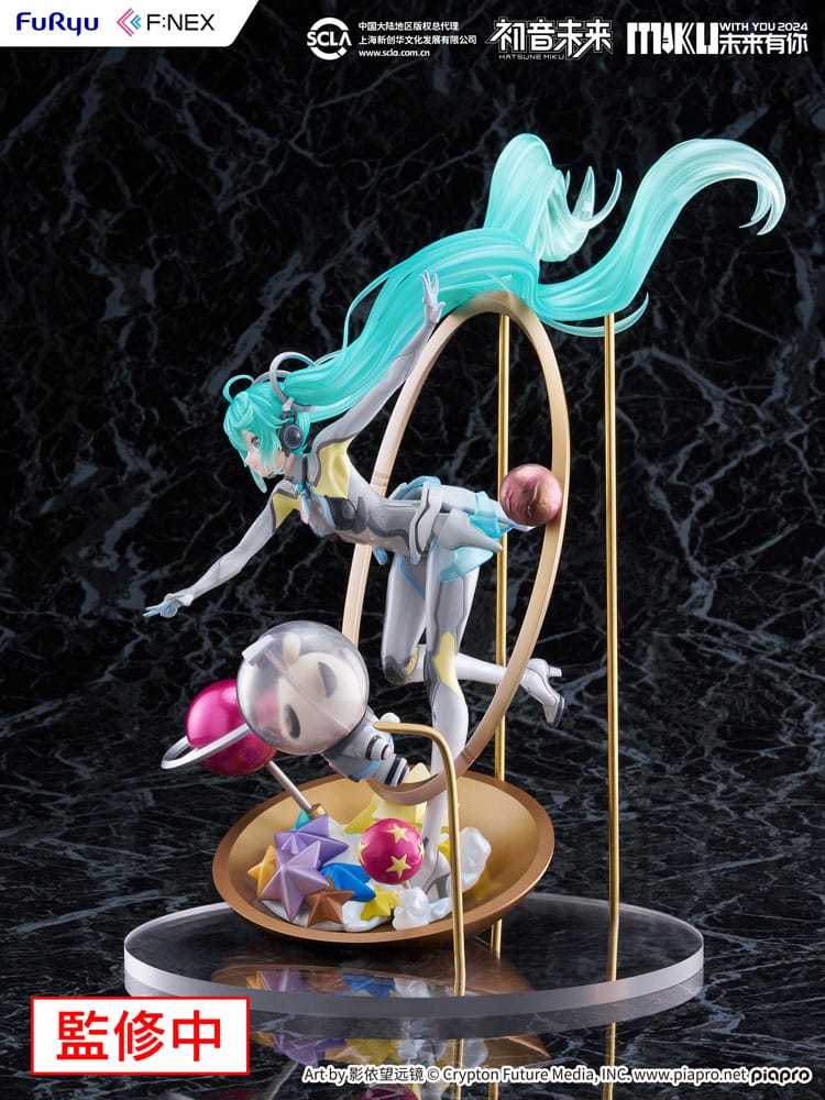 Hatsune Miku F:NEX estatua PVC 1/7 Miku with You 2024 Ver. 29 cm