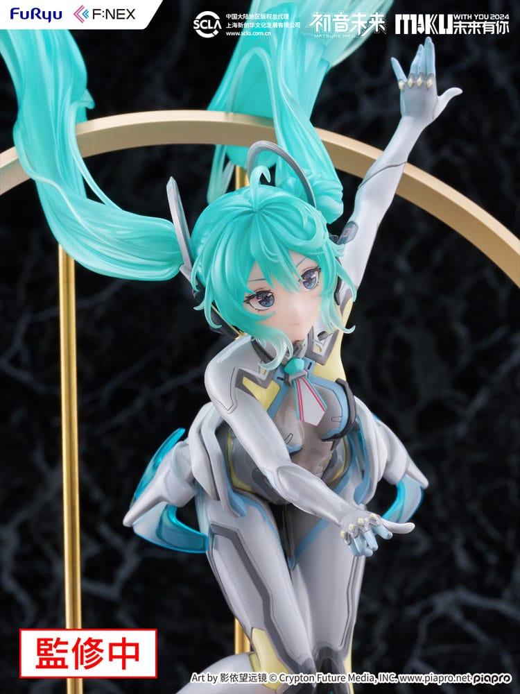 Hatsune Miku F:NEX estatua PVC 1/7 Miku with You 2024 Ver. 29 cm