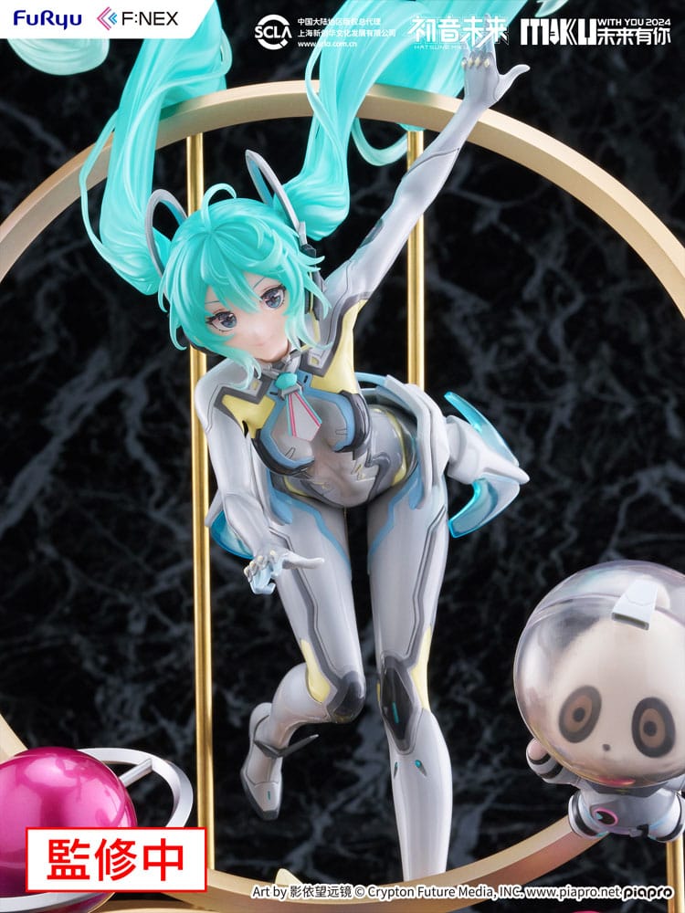 Hatsune Miku F:NEX estatua PVC 1/7 Miku with You 2024 Ver. 29 cm