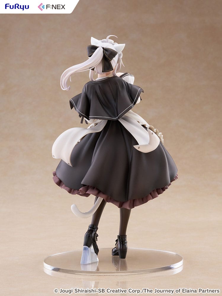 Wandering Witch: The Journey of Elaina F:NEX estatua PVC 1/7 Elaina Maid costume with cat ears Ver. 24 cm - Z POP Toys