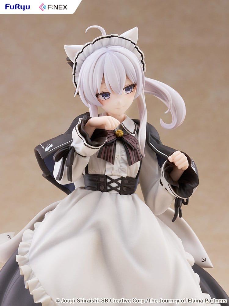 Wandering Witch: The Journey of Elaina F:NEX estatua PVC 1/7 Elaina Maid costume with cat ears Ver. 24 cm - Z POP Toys